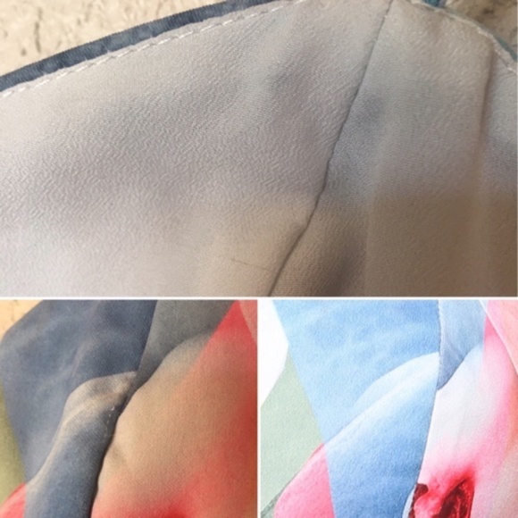 Stylestalker Paradise Watercolor Crop Top Sz S - Picture 8 of 8